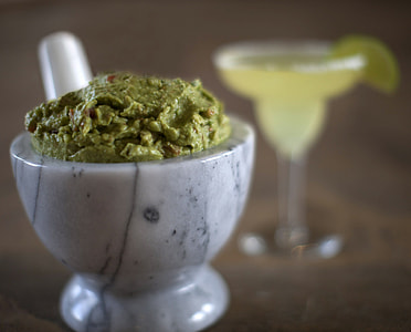Crucible with ground Guacamole thumbnail