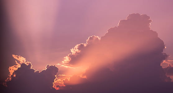 photo of crepuscular rays and clouds thumbnail