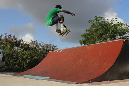 man on mid air with skateboard thumbnail