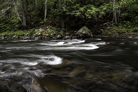 Smooth Whiskey Rapids at Algonquin Provincial Park, Ontario thumbnail
