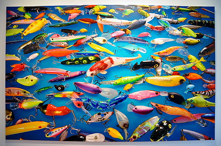 fishing lures painting thumbnail