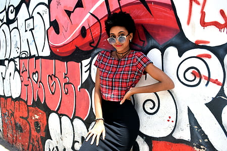 woman standing on wall thumbnail