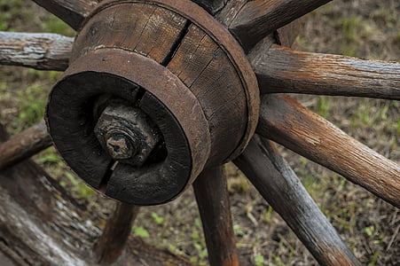 selective focus photography of brown wheel thumbnail
