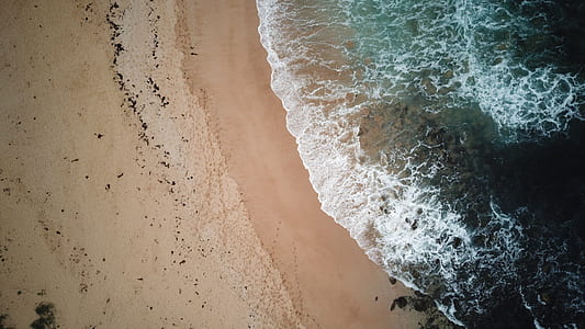 aerial view of seashore thumbnail