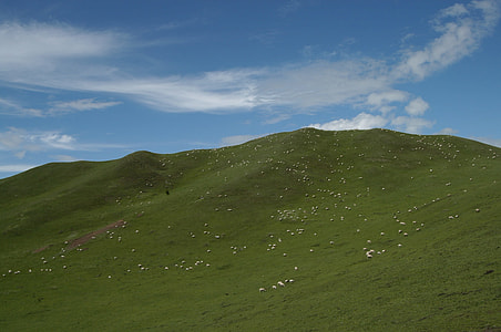 Blue Sky And White Clouds, Mountain thumbnail