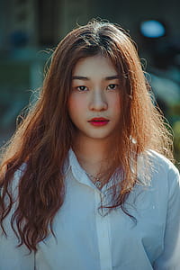 Woman in White Dress Shirt thumbnail