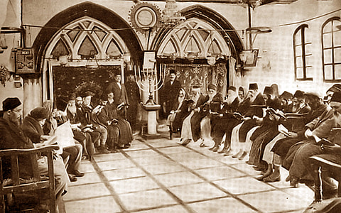 Ben-Zakai Synagogue in 1893 in Jersusalem, Israel thumbnail