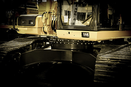 white and black heavy equipment thumbnail