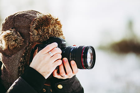 photographer, canon, camera, hat thumbnail