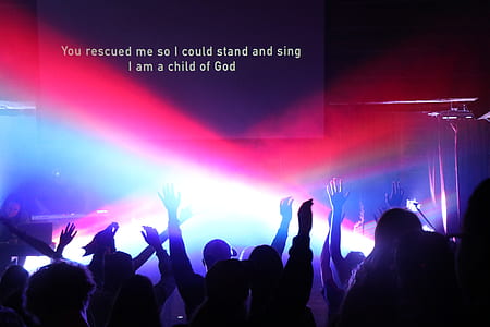 silhouette of people partying in front of stadium thumbnail