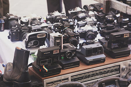 pile of assorted-design camera lot thumbnail