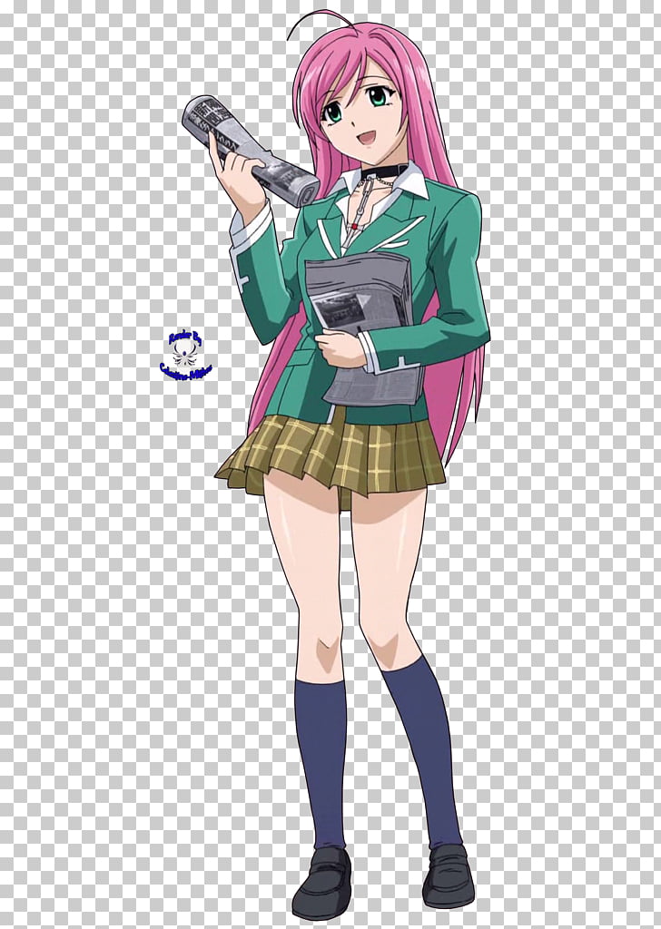 Moka Akashiya Rosario Vampire Anime Character Others Png Clipart Free Cliparts Uihere