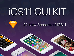 iOS 11 GUI sketch file sketch file