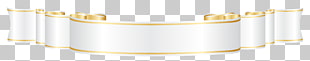 Brand Product Yellow Material, White and Gold Banner , white strap illustration PNG clipart