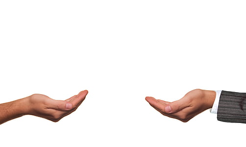 hands, suit, give, take, offer, present thumbnail