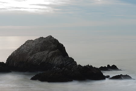 landscape photo of island surrounded by water thumbnail