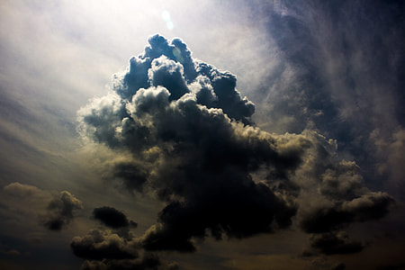 blue clouds and white sky at daytime thumbnail