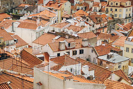 Red tile roof tops thumbnail