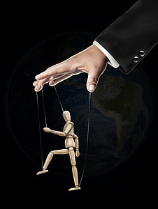 man holding string mannequin thumbnail