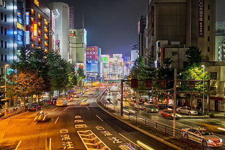 city buildings during night time thumbnail