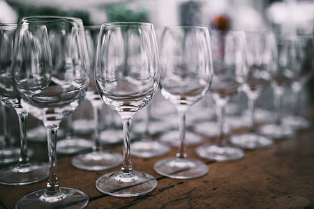 Empty wine glasses thumbnail