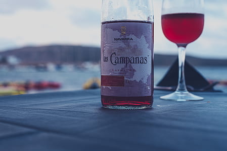 selective focus photography of Las Campanas bottle thumbnail