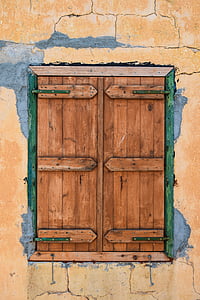 closed brown wooden window thumbnail