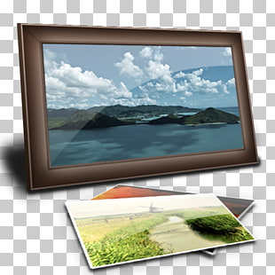 Frame computer monitor flat panel display display device, s, close-up photo of body of water photo PNG clipart