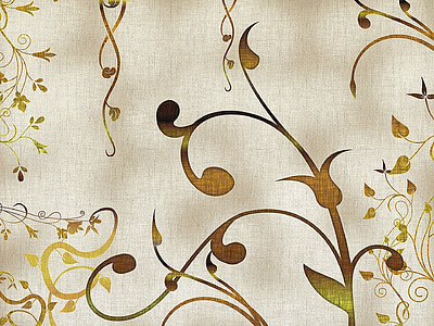 beige and brown floral cltohes thumbnail