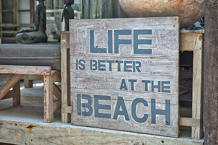 Life is better at the beach sign thumbnail