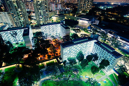 aerial photography of buildings thumbnail