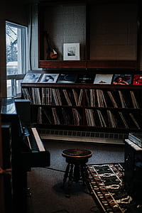 photo of brown wooden shelf thumbnail