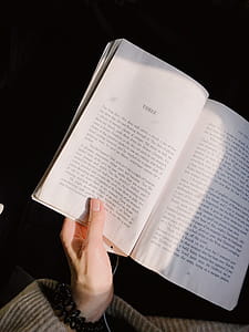 Person Holding Novel Book thumbnail