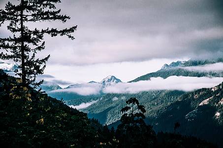 mountain under clouds thumbnail