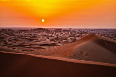 desert during golden hour thumbnail