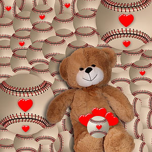 brown and white bear plush toy thumbnail