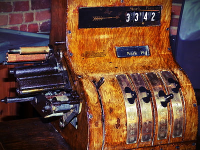vintage brown cash register thumbnail