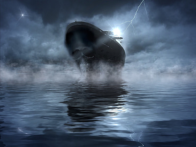 gray titanic digital wallpaper thumbnail