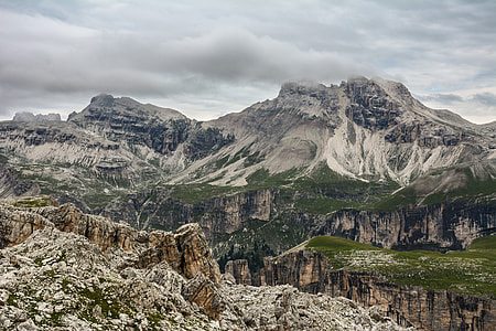 mountain at cloudy sky during daytime thumbnail