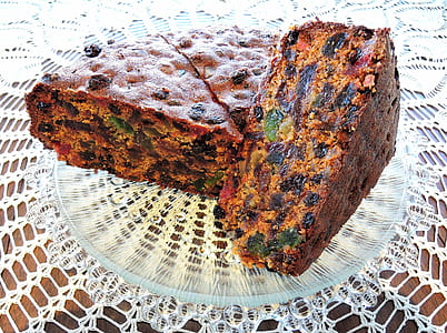 three chocolate cakes on glass saucer thumbnail