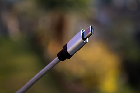 silver Type-C USB cable thumbnail