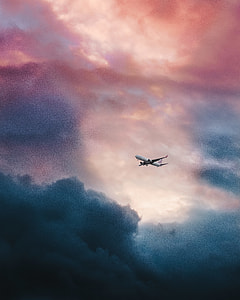 low angle view of airplane thumbnail