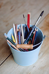 Bucket with stationery thumbnail