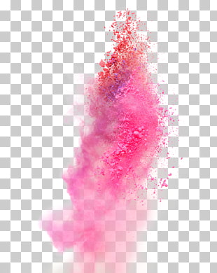 Ink , smoke, pink powder PNG clipart