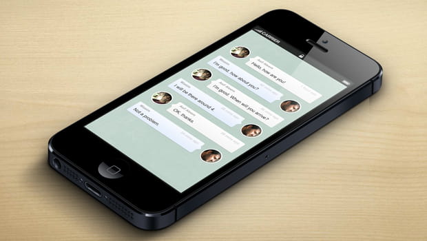 Chat Messages psd file