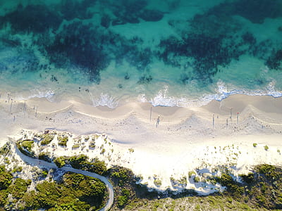 aerial photography of coastline at daytime thumbnail