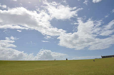 Blue Sky And White Clouds, San Juan thumbnail