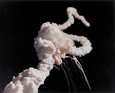 white smoke during night time thumbnail