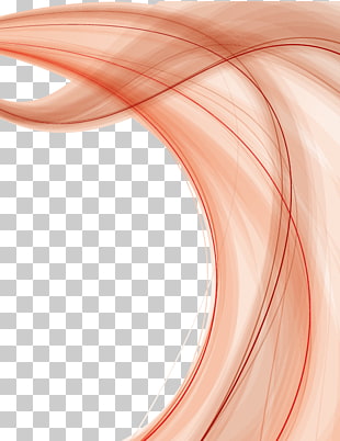 Curve Euclidean Line, Abstract geometric curve lines, pink and white PNG clipart