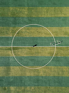 aerial view photography of sports field thumbnail